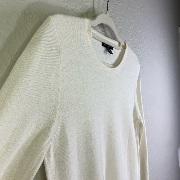 BANANA REPUBLIC Crew Neck Tulip Sleeve W/Bow Tie Detail Cozy‎ Knit Sweater - Picture 5 of 11